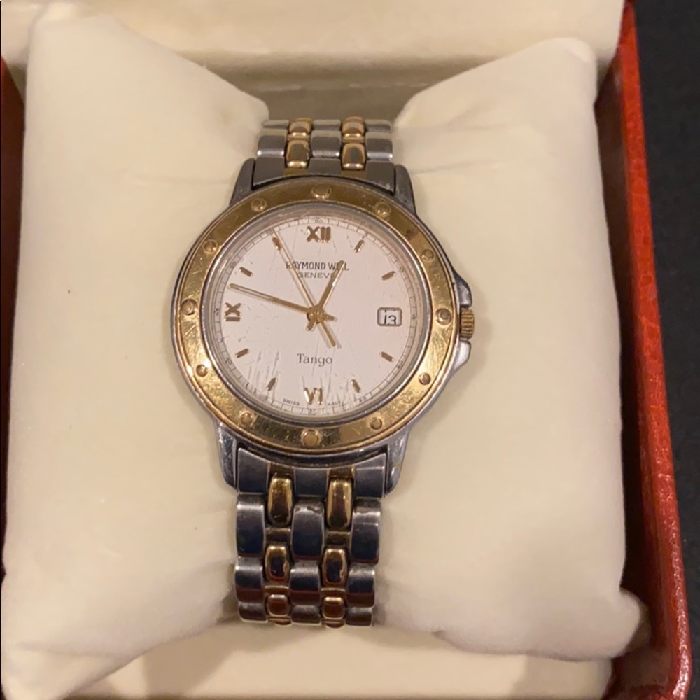 Raymond Weil “Tango” Gold/Steel watch